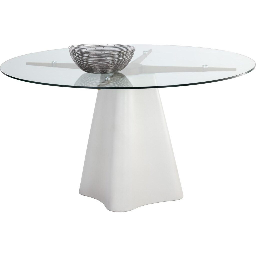 Moda Dining Table - White - 55"