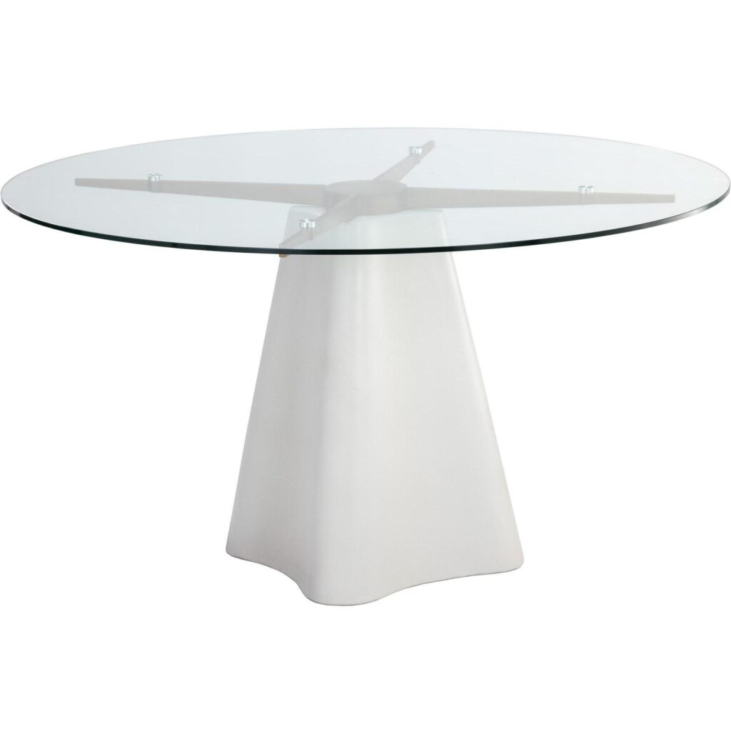 Moda Dining Table - White - 55" - Image 2