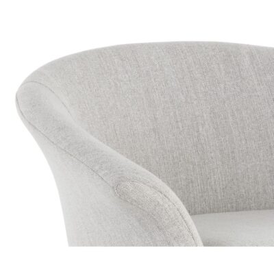 Carine Swivel Lounge Chair - Mina Taupe 108479 108479 CARINE SWIVEL LOUNGE CHAIR MINA TAUPE 7