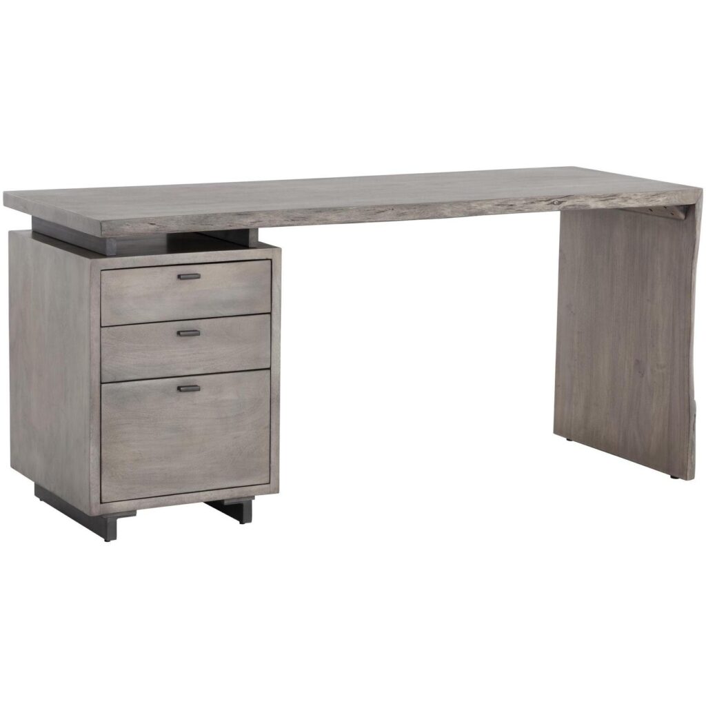 Lewis Desk - Grey - Image 2