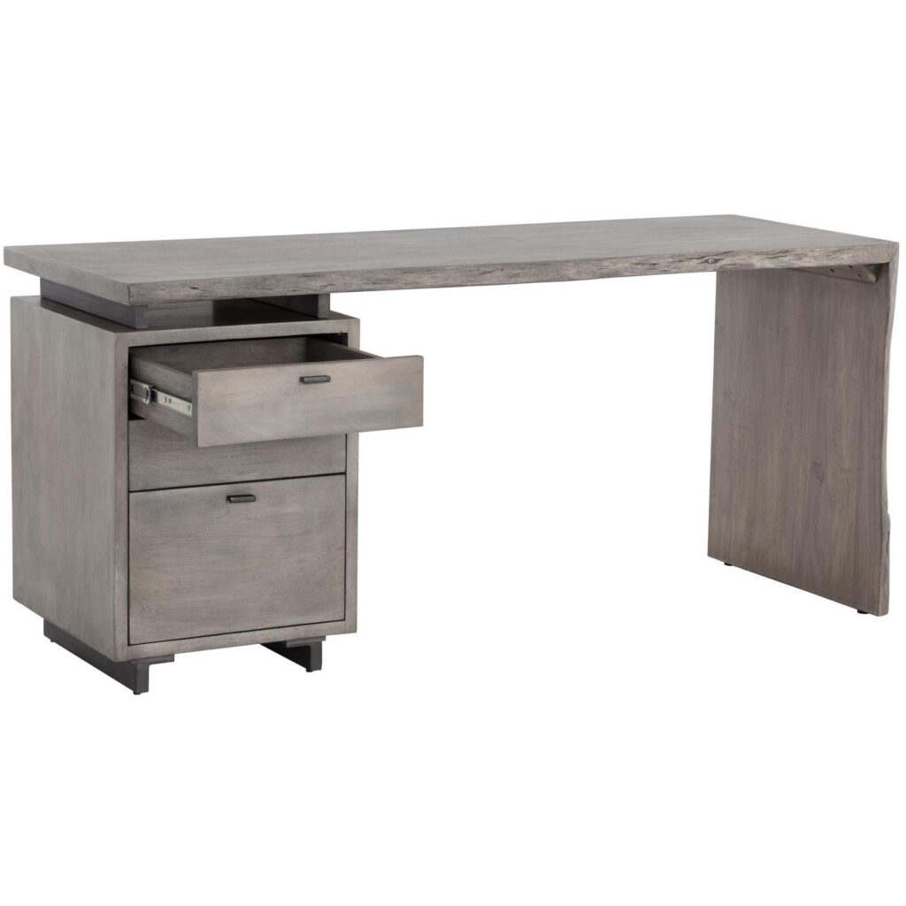 Lewis Desk - Grey - Image 3