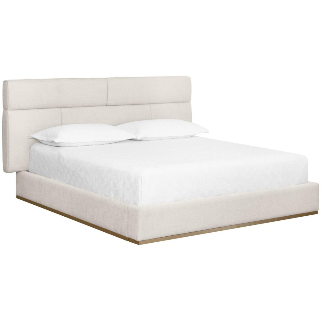 Beckham Bed - King - Chacha Cream