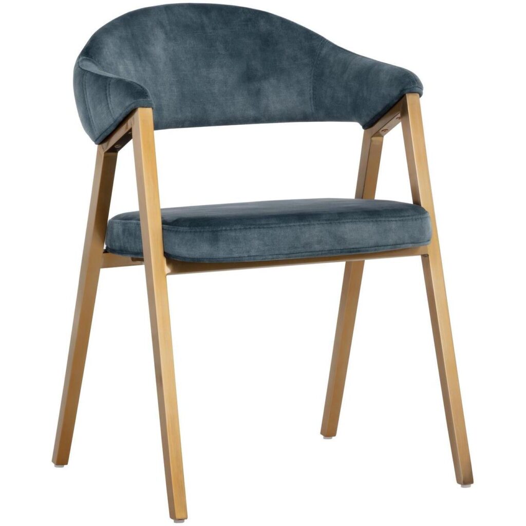 Burgos Dining Armchair - Nono Petrol