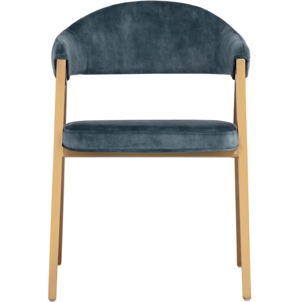 Burgos Dining Armchair - Nono Petrol - Image 2