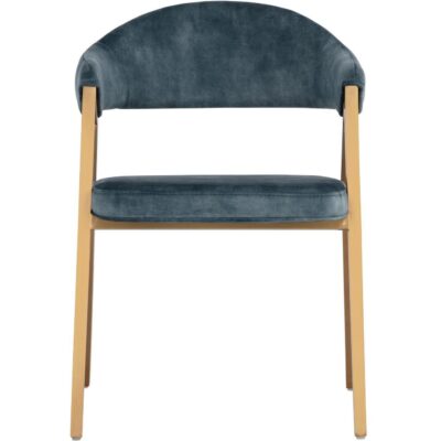 Burgos Dining Armchair - Nono Petrol 108484 108484 BURGOS DINING ARMCHAIR NONO PETROL 1