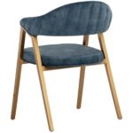 Burgos Dining Armchair - Nono Petrol 13 Burgos Dining Armchair - Nono Petrol 108484 108484 BURGOS DINING ARMCHAIR NONO PETROL 3