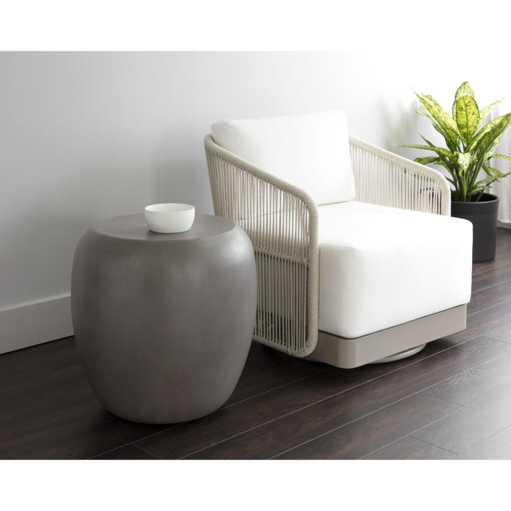 Iolite End Table - Grey - Image 3