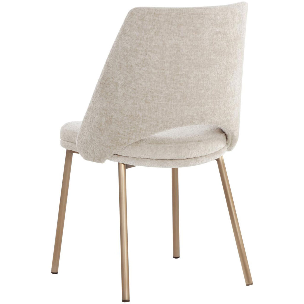 Radella Dining Chair - Bergen Taupe - Image 4