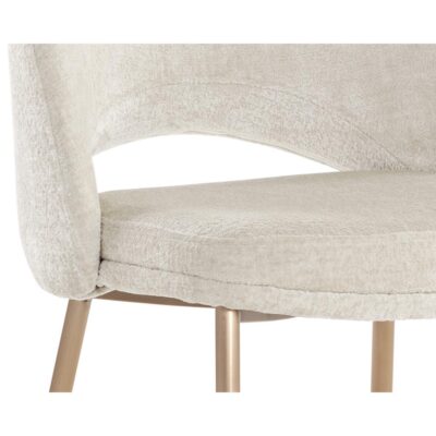 Radella Dining Chair - Bergen Taupe 108513 108513 RADELLA DINING CHAIR BERGEN TAUPE 6