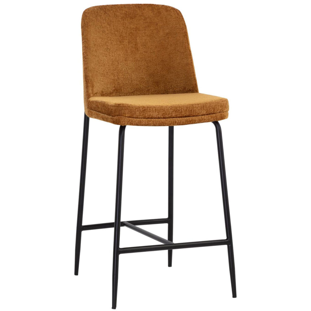 Zeke Counter Stool - Black - Bergen Marmalade