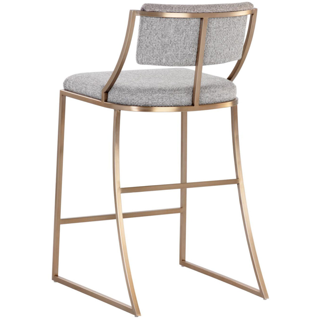 Makena Counter Stool - Monument Pebble - Image 3