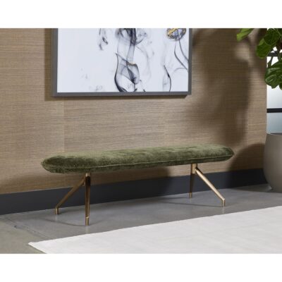 Elowen Bench - Bergen Olive 108526 108526 ELOWEN BENCH BERGEN OLIVE 5