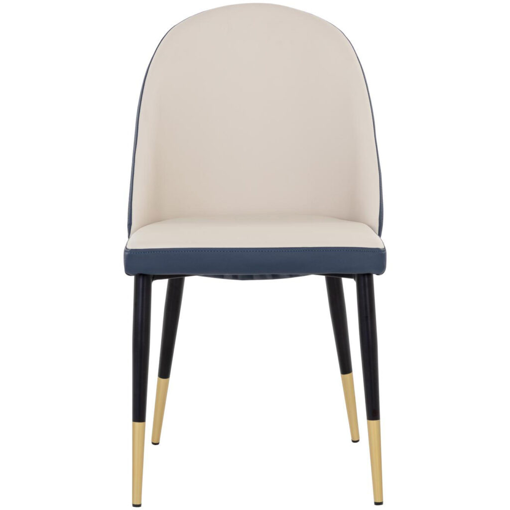 Kline Dining Chair - Dillon Cream / Dillon Thunder - Image 2