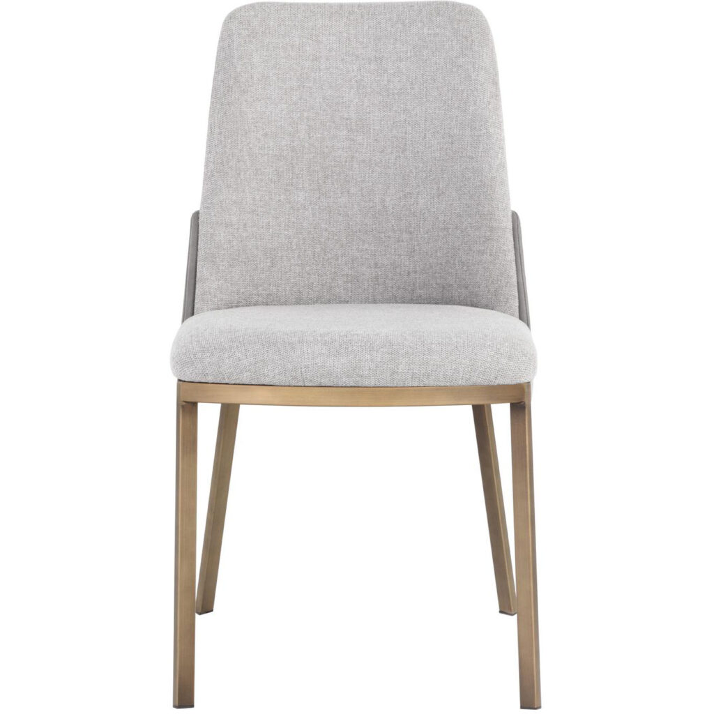 Marie Dining Chair - Belfast Heather Grey / Bravo Metal - Image 2