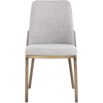 Marie Dining Chair - Belfast Heather Grey / Bravo Metal 108546 108546 MARIE DINING CHAIR BELFAST HEATHER GREY BRAVO METAL 1