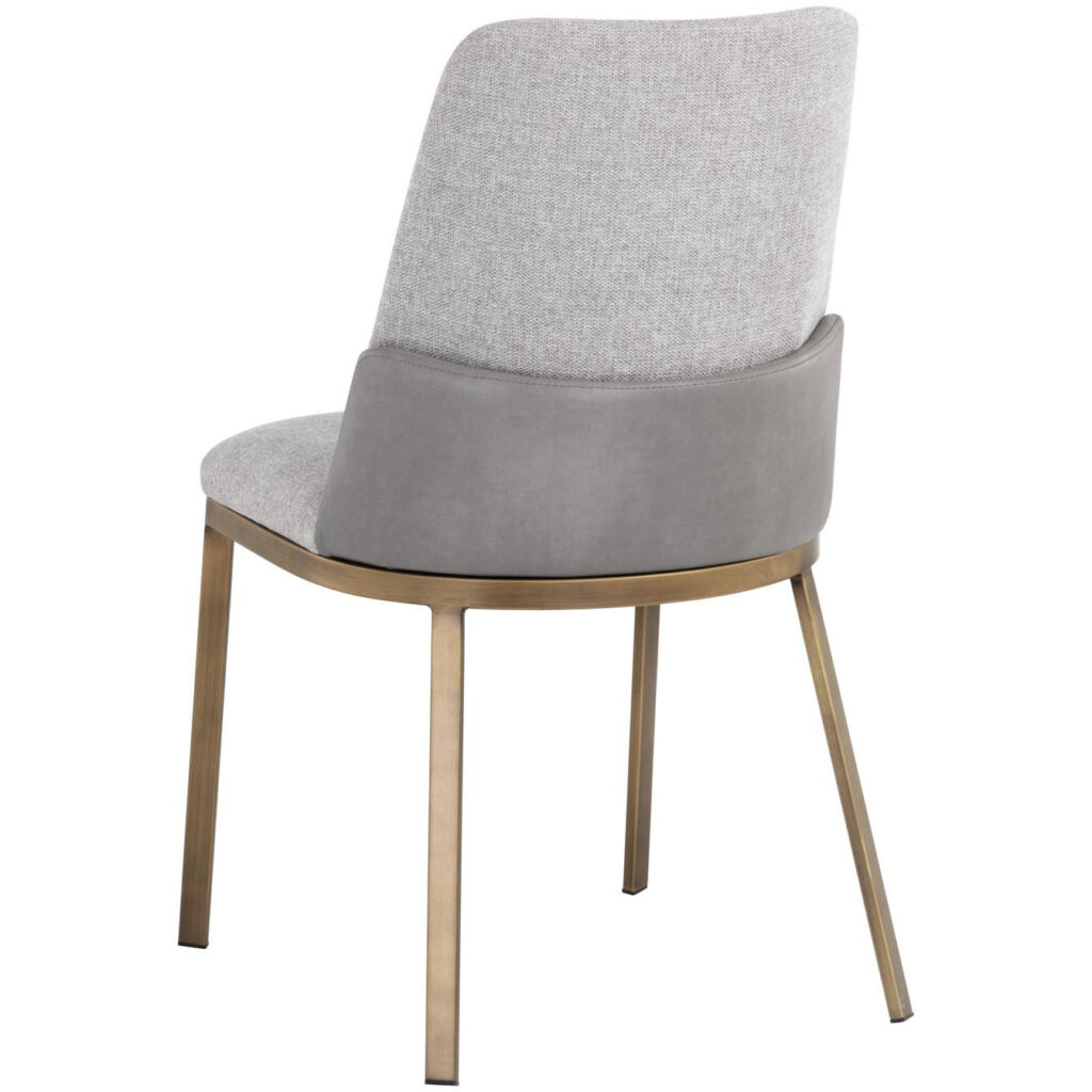 Marie Dining Chair - Belfast Heather Grey / Bravo Metal - Image 4