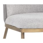 Marie Dining Chair - Belfast Heather Grey / Bravo Metal 13 Marie Dining Chair - Belfast Heather Grey / Bravo Metal 108546 108546 MARIE DINING CHAIR BELFAST HEATHER GREY BRAVO METAL 6