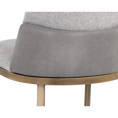 Marie Dining Chair - Belfast Heather Grey / Bravo Metal 108546 108546 MARIE DINING CHAIR BELFAST HEATHER GREY BRAVO METAL 8