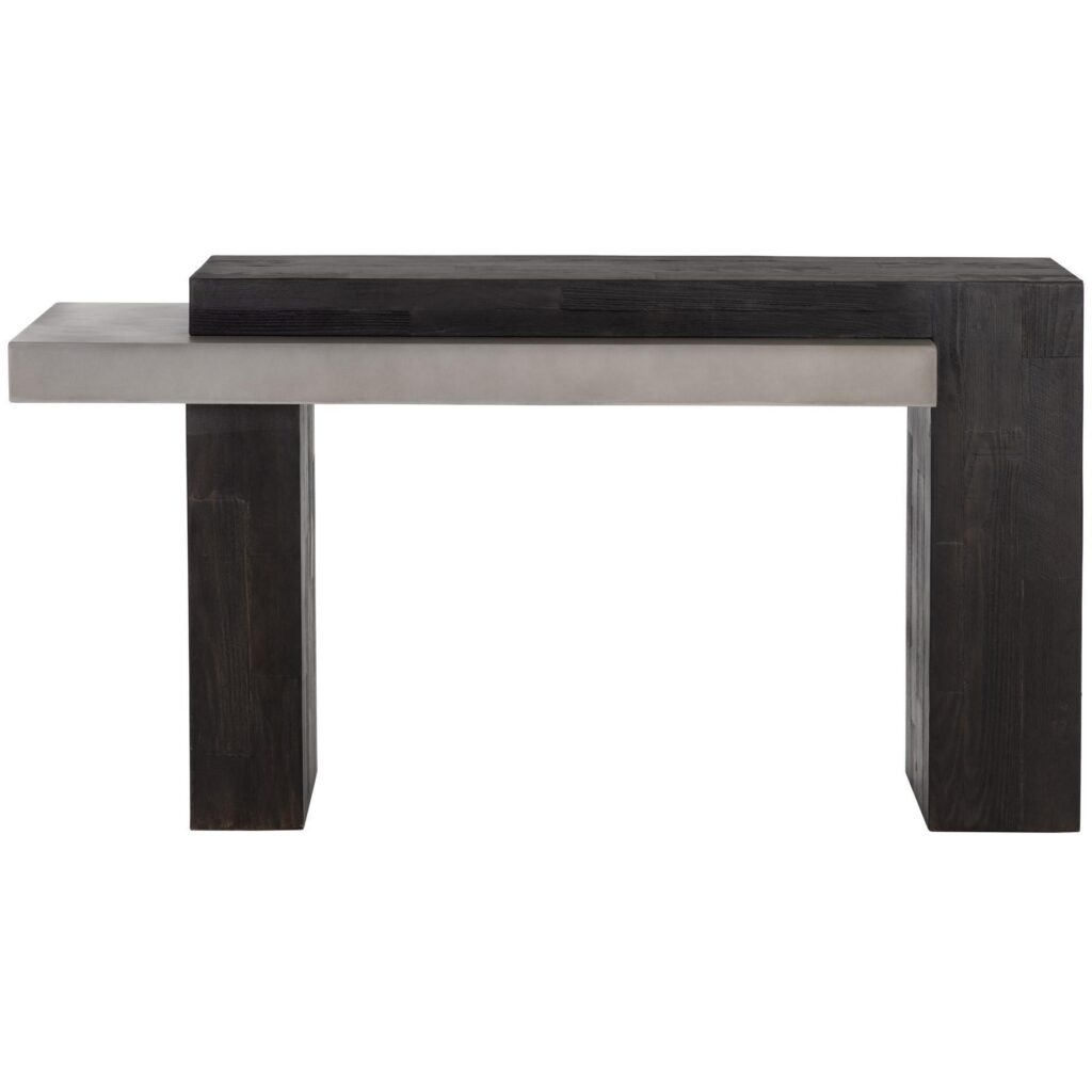 Herriot Console Table - Dark Brown / Grey - Image 3