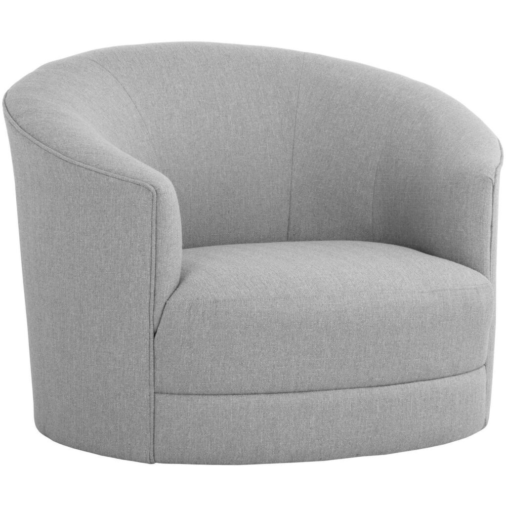 Grimaldi Swivel Armchair - Liv Dove