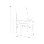 Rosine Dining Chair - Effie Flax - Image 9