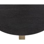 Monaco Bar Table - Gold - Grey Marble / Charcoal Grey 108669 108669 MONACO BAR TABLE GOLD GREY MARBLE CHARCOAL GREY 6