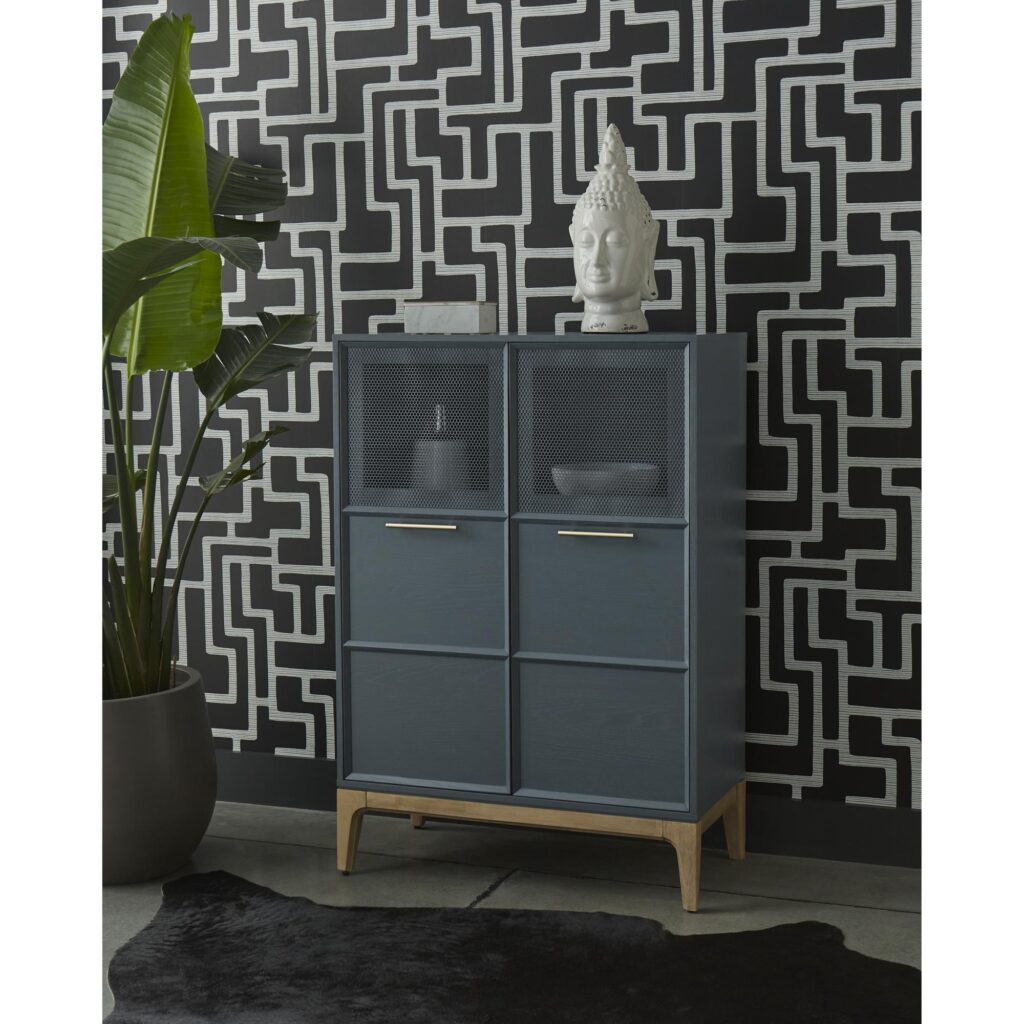 Rivero Highboard - Teal - Image 5