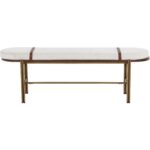 Elaine Bench - Polo Club Muslin 5 Elaine Bench - Polo Club Muslin 108688 108688 ELAINE BENCH POLO CLUB MUSLIN 1