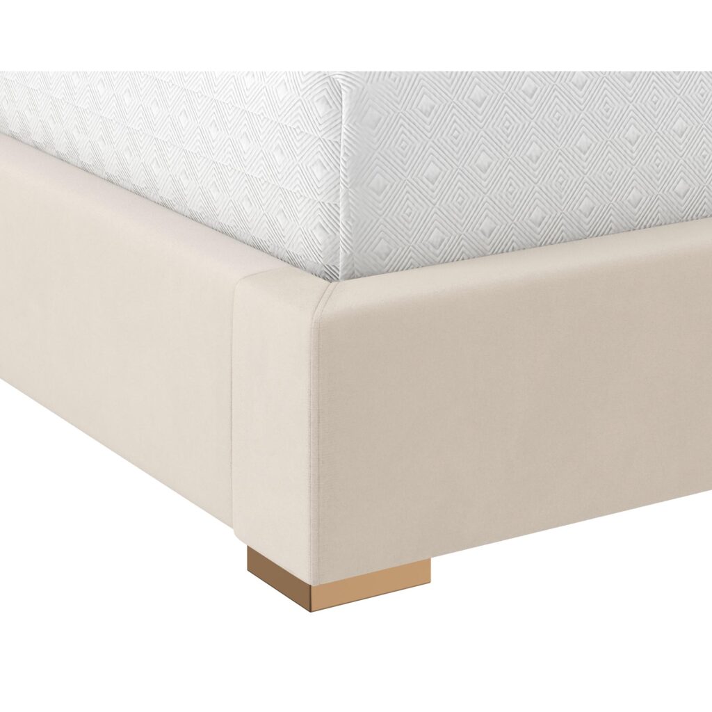 Alisha Bed - King - Meg Taupe - Image 6