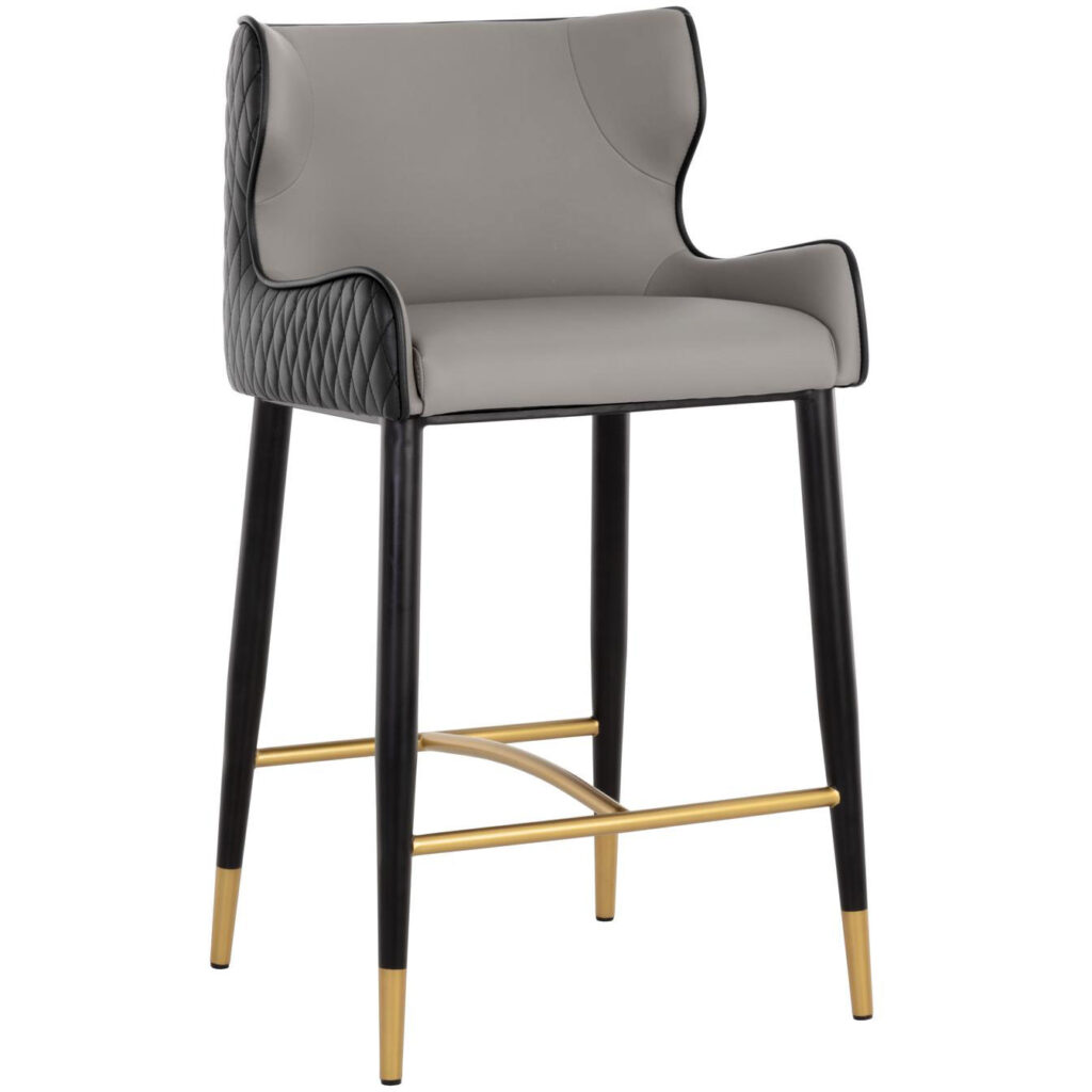 Gianni Counter Stool - Dillon Stratus / Dillon Black