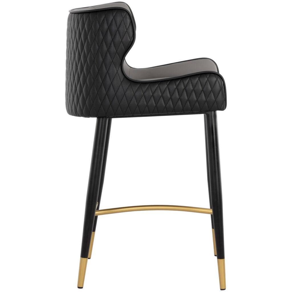 Gianni Counter Stool - Dillon Stratus / Dillon Black - Image 2