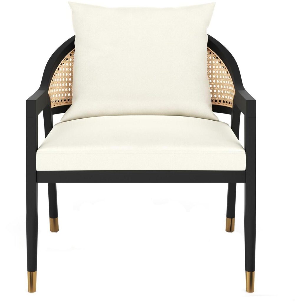 Kirsten Lounge Chair - Linoso Ivory - Image 2