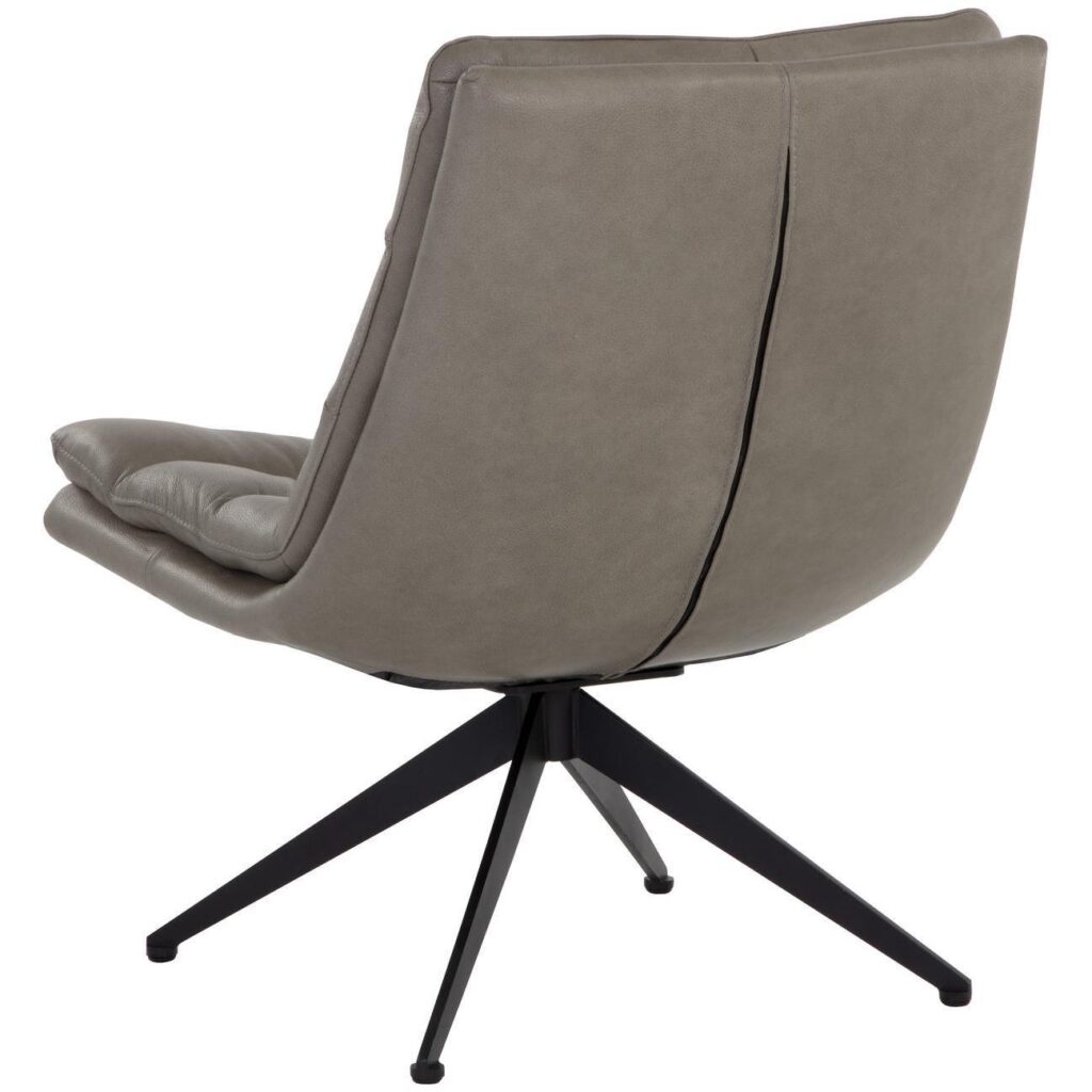 Keller Swivel Lounge Chair - Missouri Stone Leather - Image 5