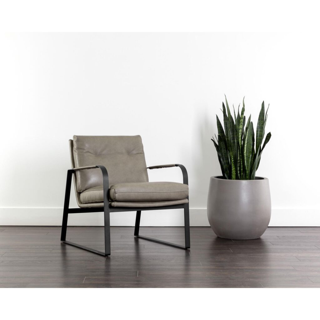 Sterling Lounge Chair - Missouri Stone Leather - Image 5