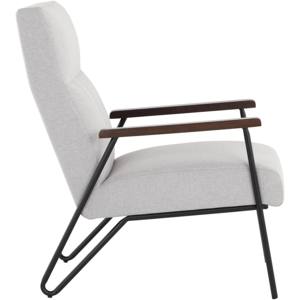 Coelho Lounge Chair - Light Grey - Image 3