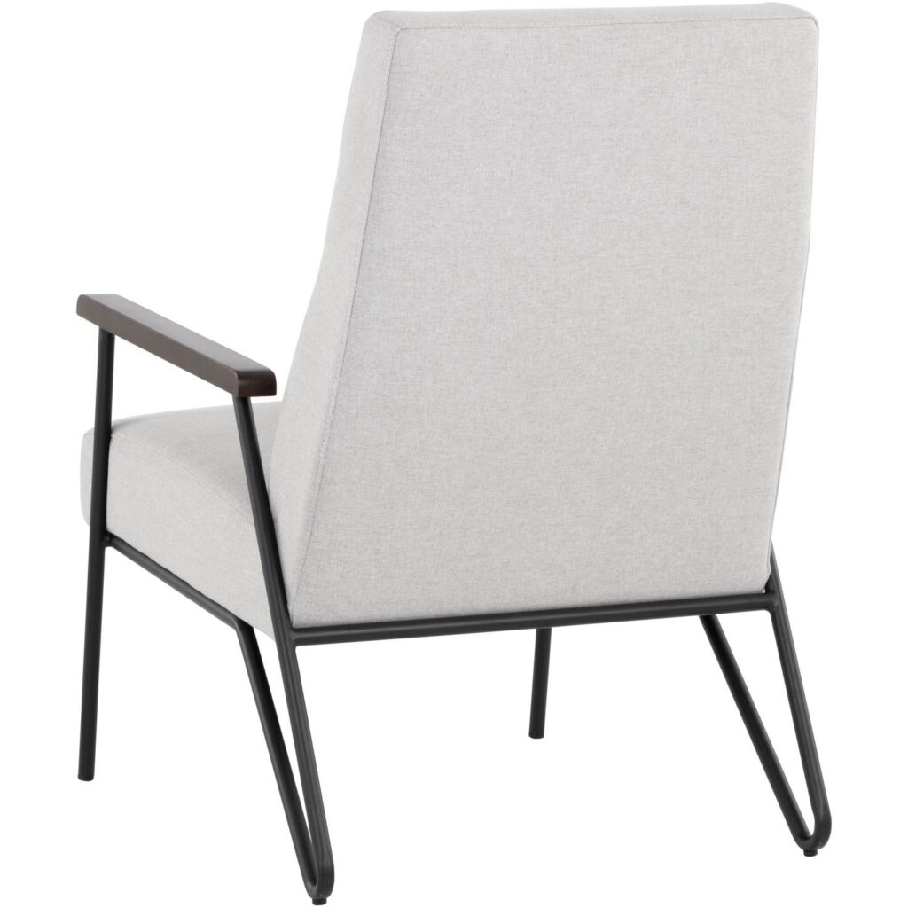 Coelho Lounge Chair - Light Grey - Image 4