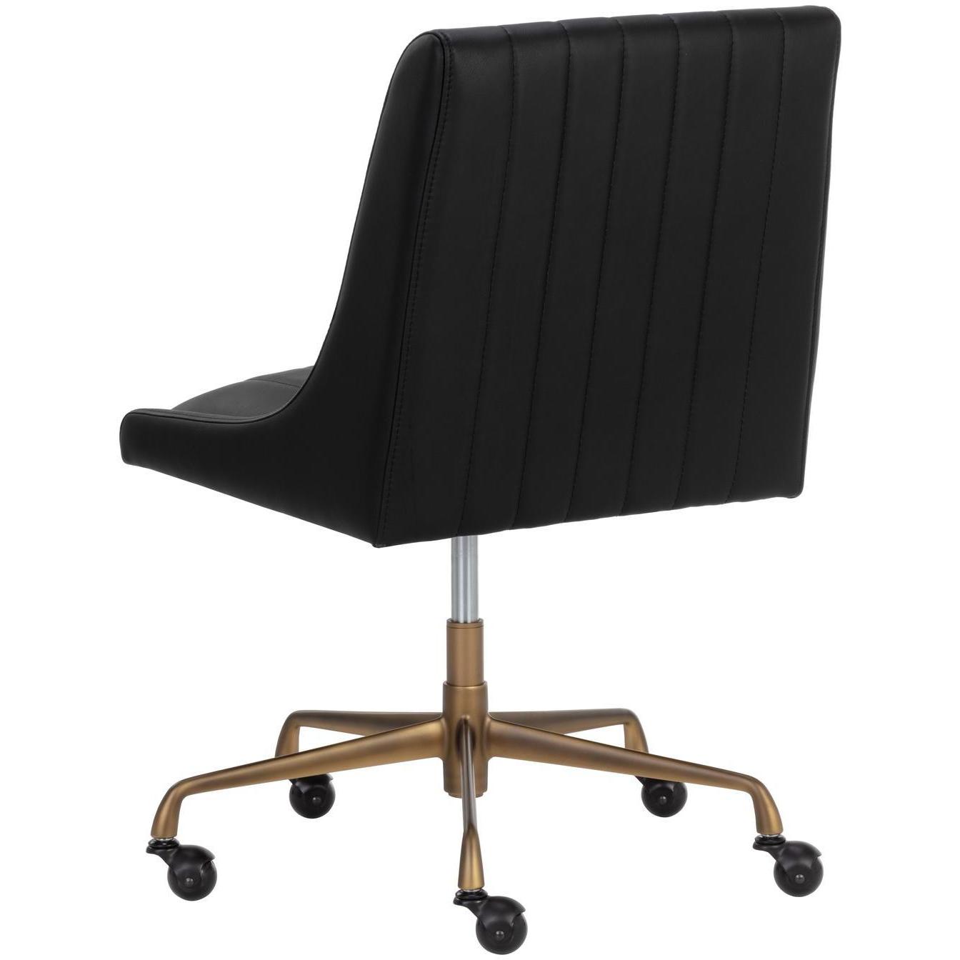 Halden Office Chair - Vintage Black 4 Halden Office Chair - Vintage Black - Image 4