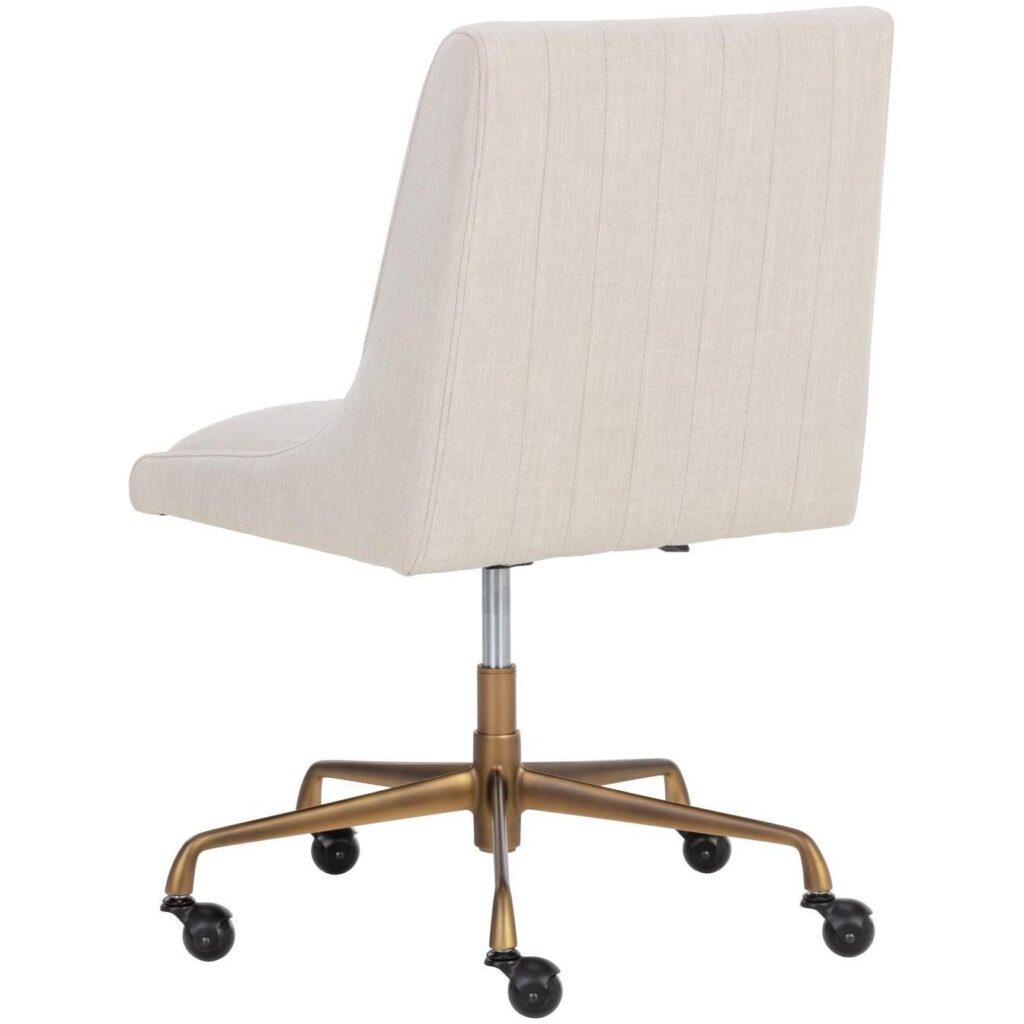 Halden Office Chair - Beige Linen - Image 4