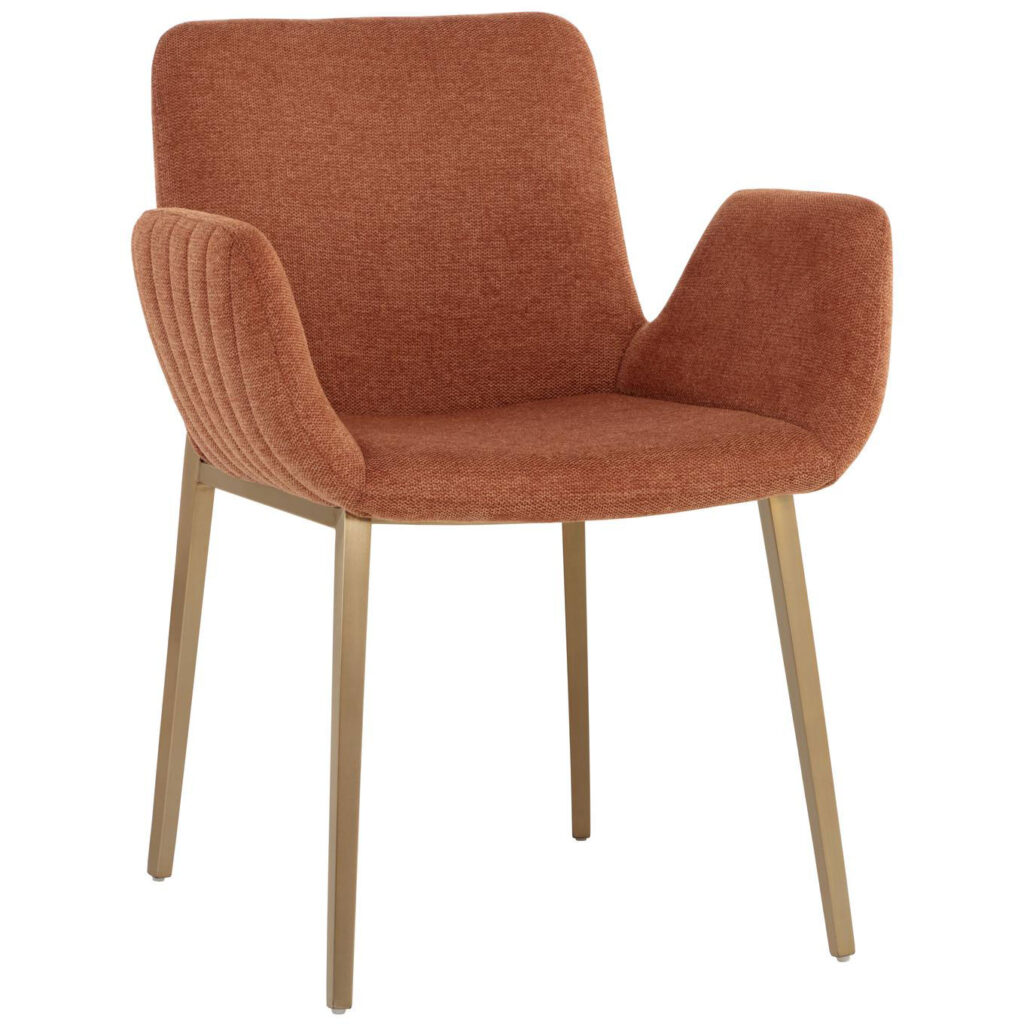 Lucano Dining Armchair - Belfast Rust