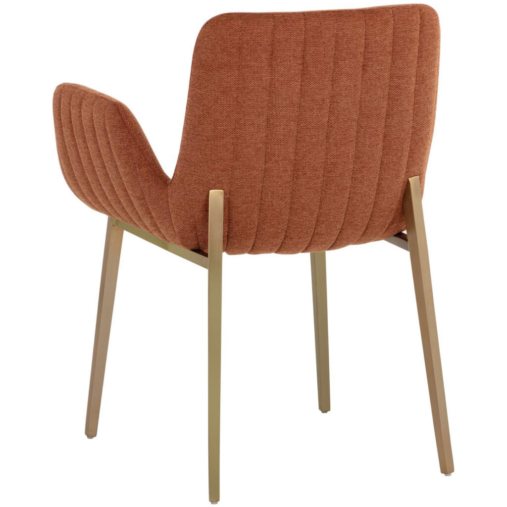 Lucano Dining Armchair - Belfast Rust - Image 4