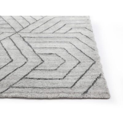 Mazey Hand-Loomed Rug - Grey - 6' X 9' 108735 108735 MAZEY HAND LOOMED RUG GREY 6 X 9 6