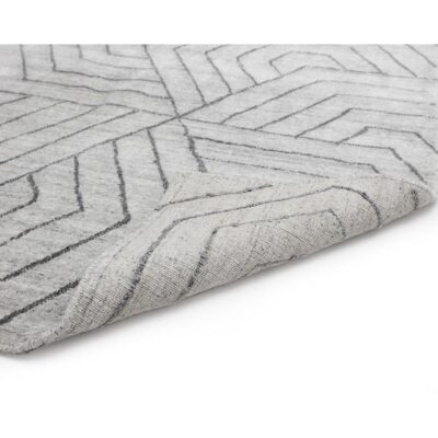 Mazey Hand-Loomed Rug - Grey - 6' X 9' 108735 108735 MAZEY HAND LOOMED RUG GREY 6 X 9 7