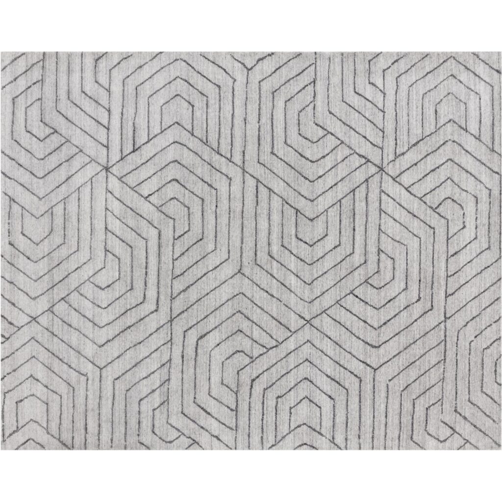 Mazey Hand-Loomed Rug - Grey - 8' X 10'