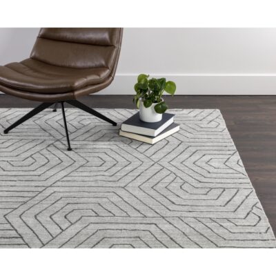 Mazey Hand-Loomed Rug - Grey - 8' X 10' 108736 108736 MAZEY HAND LOOMED RUG GREY 8 X 10 5