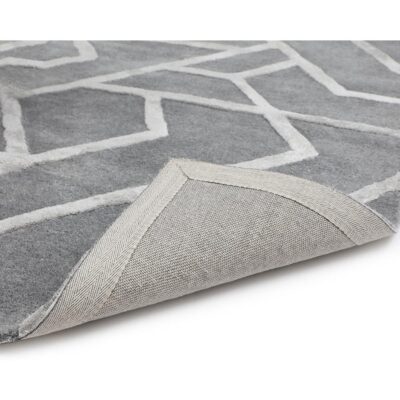 Zizi Hand-Tufted Rug - Grey - 9' X 12' 108741 108741 ZIZI HAND TUFTED RUG DARK GREY 9 X 12 7