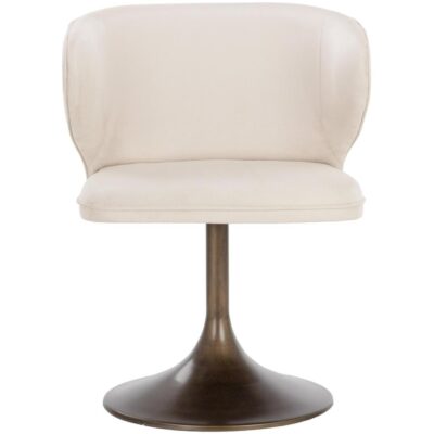 Simone Swivel Dining Chair - Casablanca Cloud 108761 108761 SIMONE SWIVEL DINING CHAIR CASABLANCA CLOUD 1