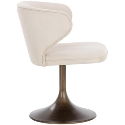 Simone Swivel Dining Chair - Casablanca Cloud 108761 108761 SIMONE SWIVEL DINING CHAIR CASABLANCA CLOUD 2