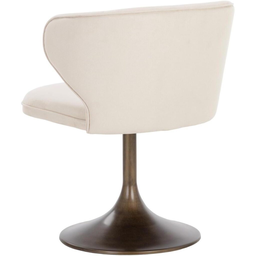 Simone Swivel Dining Chair - Casablanca Cloud - Image 4