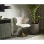 Simone Swivel Dining Chair - Casablanca Cloud 13 Simone Swivel Dining Chair - Casablanca Cloud 108761 108761 SIMONE SWIVEL DINING CHAIR CASABLANCA CLOUD 5