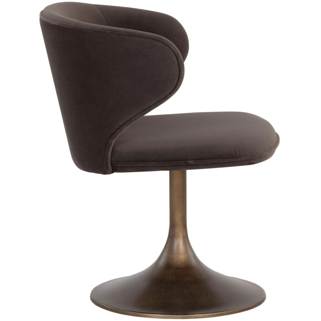 Simone Swivel Dining Chair - Meg Ash - Image 3